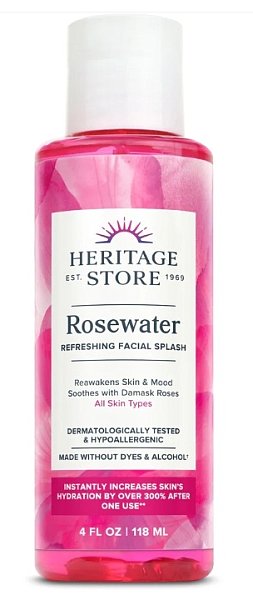 Rosewater Refreshing Facial Splash, 4oz