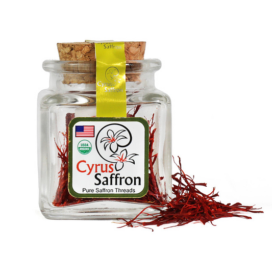 Saffron Threads, Organic, 1gm Jar - Image 2