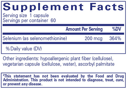 Selenium (Selenomethionine) (60 capsules) - Image 2
