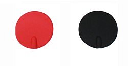 2" Round Silicon Electrodes, Black