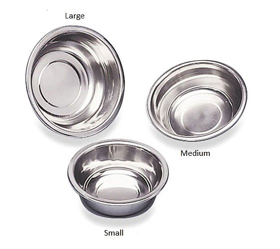 Medium Stainless Steel Utility Basin (5.8"diax2.1"H)