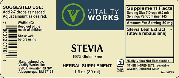 Stevia Glycerite, 1 oz. - Image 2
