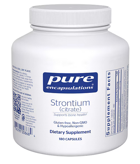 Strontium (Citrate) (180 capsules) [ EXPIRES 11-2026 ]