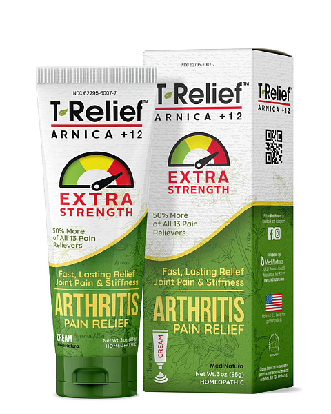 T-Relief Arthritis Extra Strength Cream, 3oz Tube