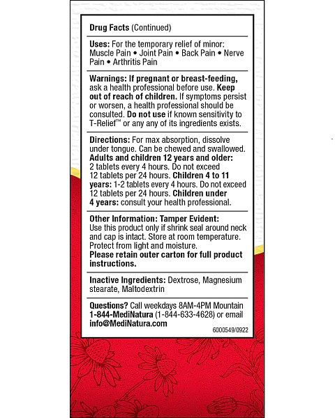 T-Relief Extra Strength Tablet, 100ct - Image 3