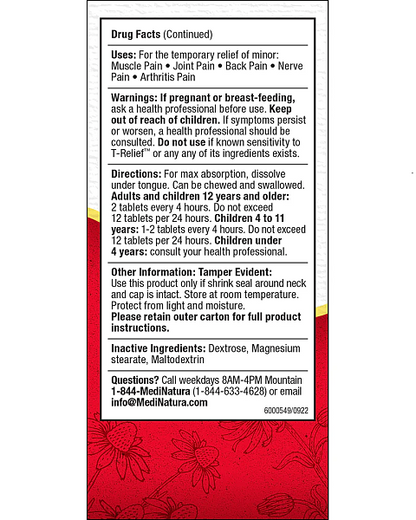 T-Relief Extra Strength Tablet, 100ct - Image 3