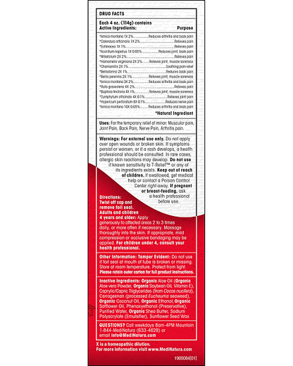 T-Relief Original Strength Cream, 4oz - Image 2