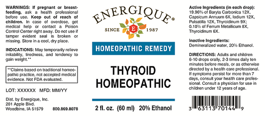 Thyroid Homeopathic, 2oz - Image 2