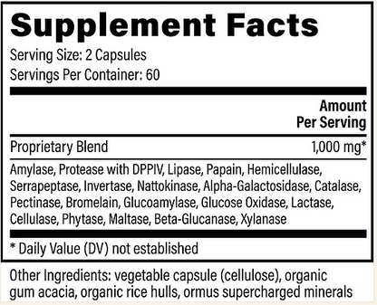 Ultimate Enzymes, 120 cap - Image 2