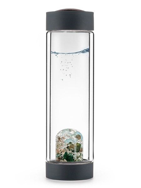 Via Heat Forever Young Insulated Gemstone Infusion Bottle