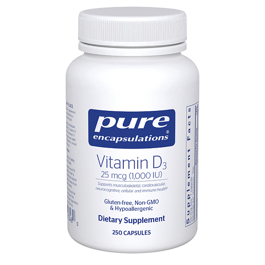 Vitamin D3, 1000 i.u. (250 capsules)