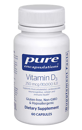 Vitamin D3, 10,000 i.u. (60 capsules)