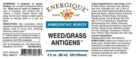 Weed Grass Antigens, 1oz - Image 2