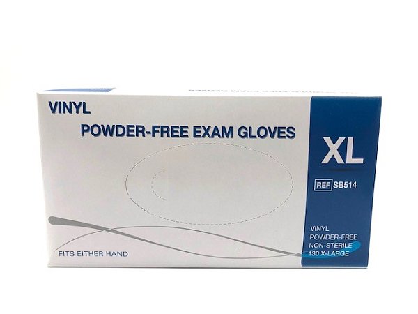 Extra-Large Powderless Vinyl Gloves, 150 per box