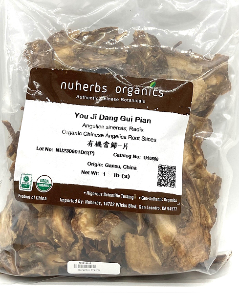 Dang Gui Pian (sliced) - Certified Organic, 1lb