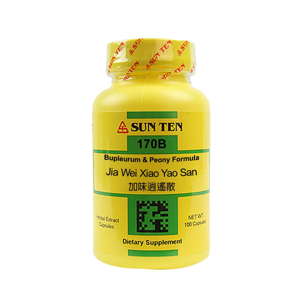 Sun Ten Bupleurum & Peony Formula 170B  - 100 Capsules