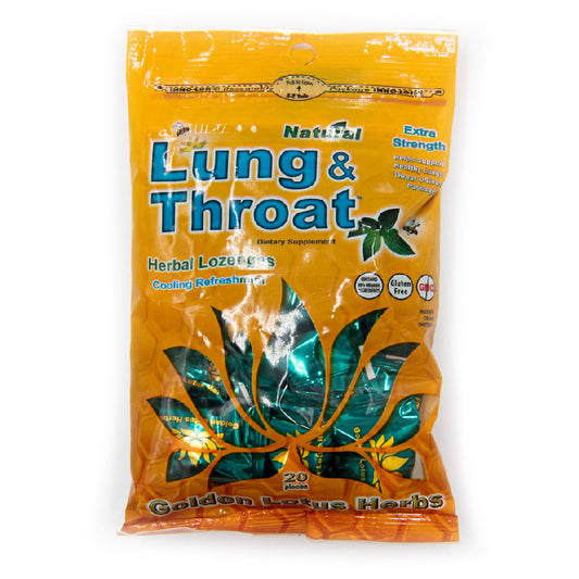 Blue Poppy Lung and Throat Lozenges (Golden Lotus) - ORGANIC