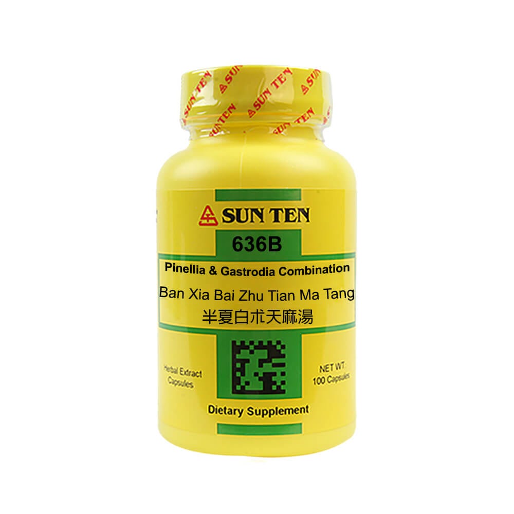 Sun Ten Pinellia & Gastrodia Combination 636B  - 100 Capsules