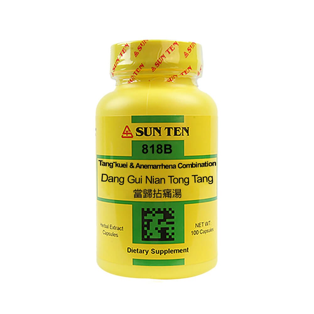 Sun Ten Tang-kuei & Anemarrhena Combination 818B  - 100 Capsules