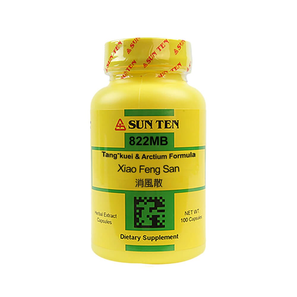 Sun Ten Tang-kuei & Arctium Formula 822MB  - 100 Capsules