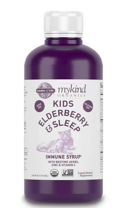 MyKind Organics Kids Elderberry & Sleep Immune Syrup