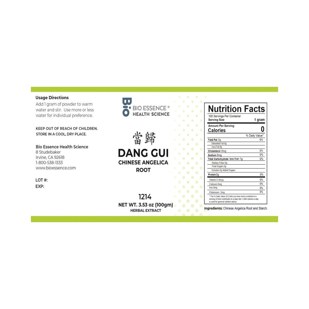 Bio Essence Dang Gui - Granules 100g