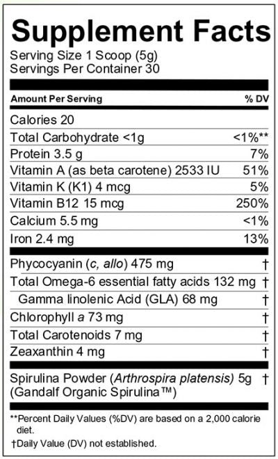 VieSun Organic Spirulina Powder