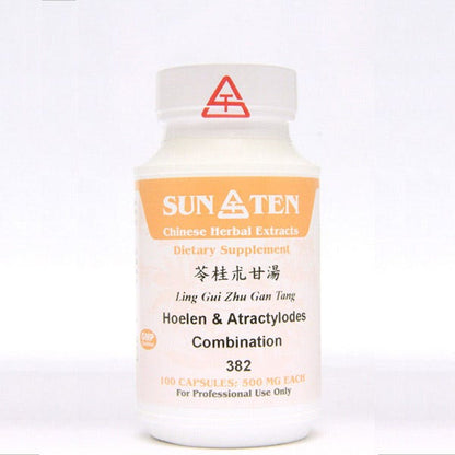 Sun Ten Hoelen & Atractylodes Combination 382B  - 100 Capsules