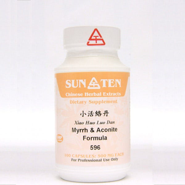 Sun Ten Myrrh & Aconite Formula 596B  - 100 Capsules