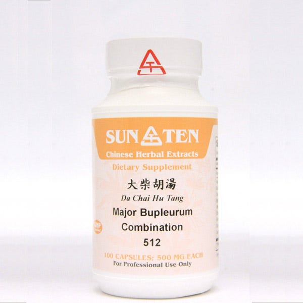 Sun Ten Major Bupleurum Combination 512B  - 100 Capsules