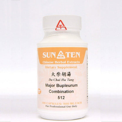 Sun Ten Major Bupleurum Combination 512B  - 100 Capsules