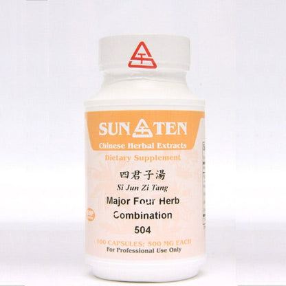 Sun Ten Major Four Herb Combination 504B  - 100 Capsules