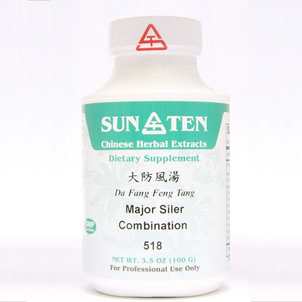 Sun Ten Major Siler Combination 518 Granules - 100g